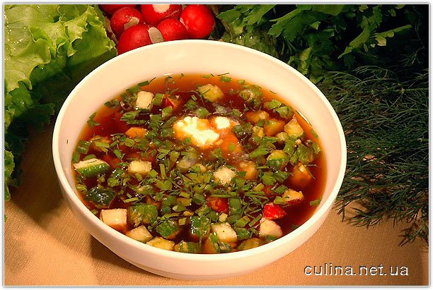 Вкусная окрошка Вкусная окрошка